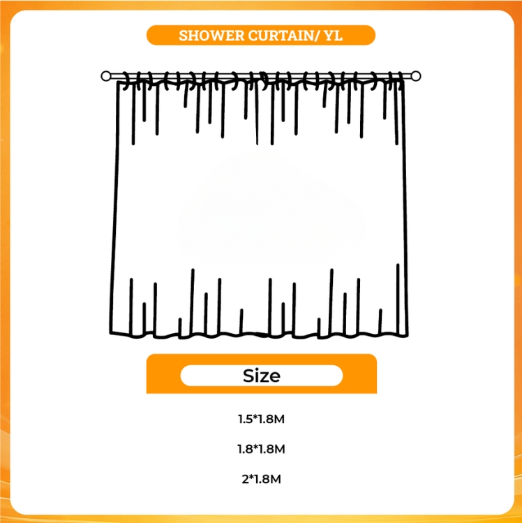 3D shower curtain - The Apothecary Diaries Store