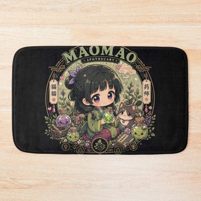 Cute Maomao Apothecary Chibi Design Bath Mat