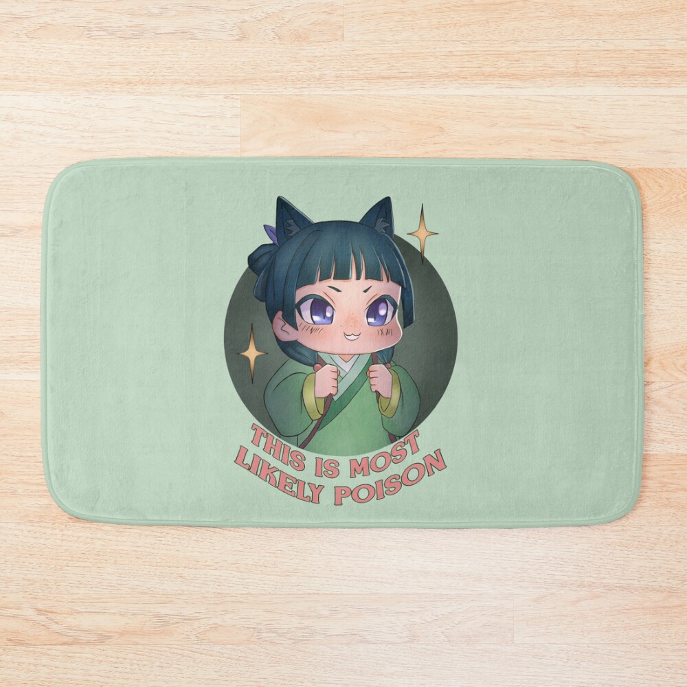 Scribble Likely Poison Bath Mat