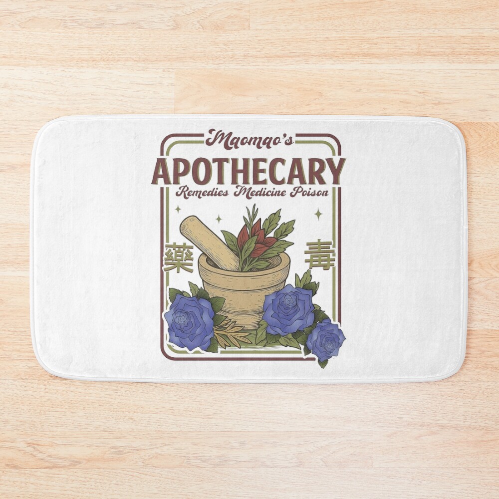 Mao Mao S Apothecary Poisons Cute Japanese Anime Bath Mat