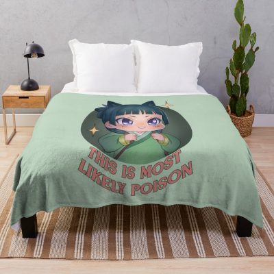 Scribble Likely Poison Throw Blanket