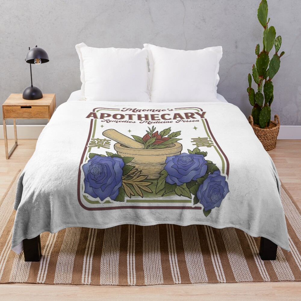 Mao Mao S Apothecary Poisons Cute Japanese Anime Throw Blanket