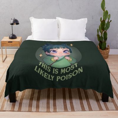 Doodle Funny Poison Quote Throw Blanket