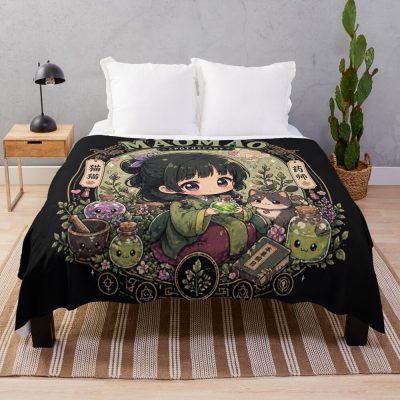 Cute Maomao Apothecary Chibi Design Throw Blanket