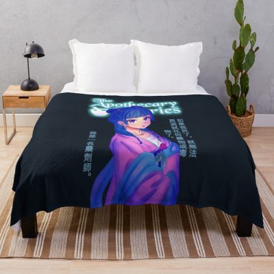 Scribble Lady La Throw Blanket