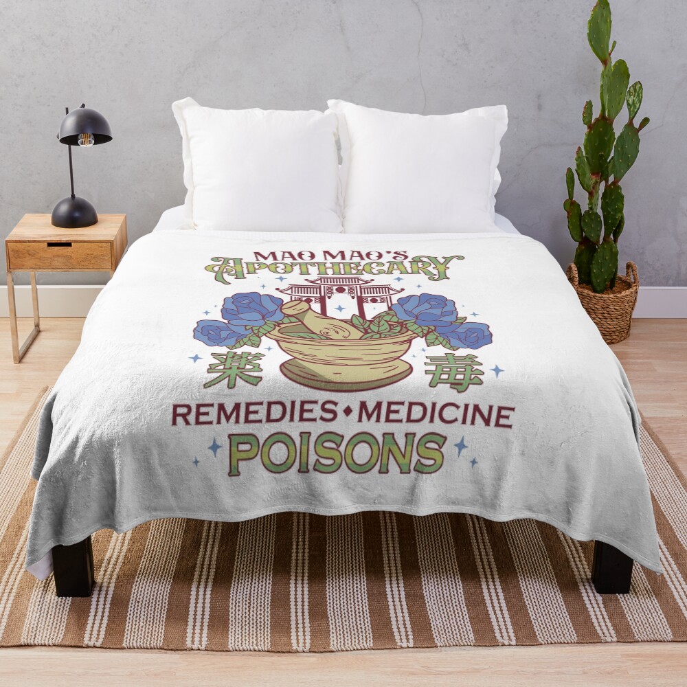 Mao Mao S Apothecary Throw Blanket