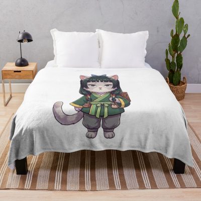 Kitty Maomao Throw Blanket