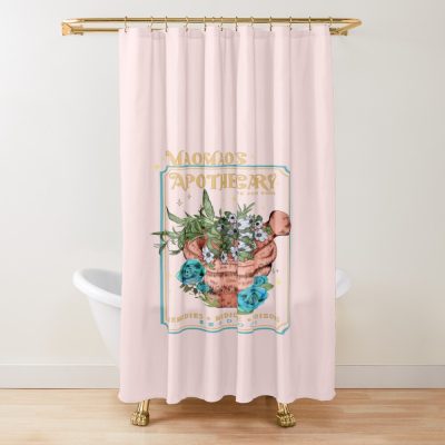 Doodle Apothecary Shower Curtain