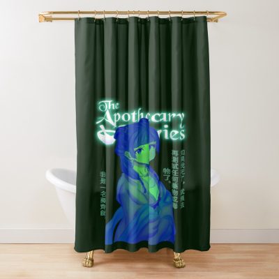 Scribble Apothecary Diaries Shower Curtain
