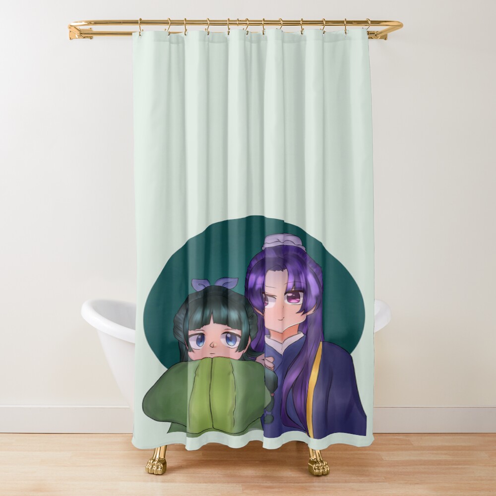 Scribble Eunuch And Apothecary Shower Curtain