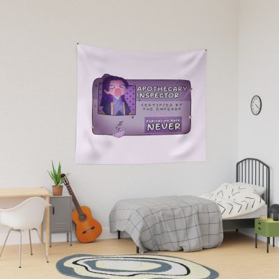 Scribble Apothecary Inspector Tapestry
