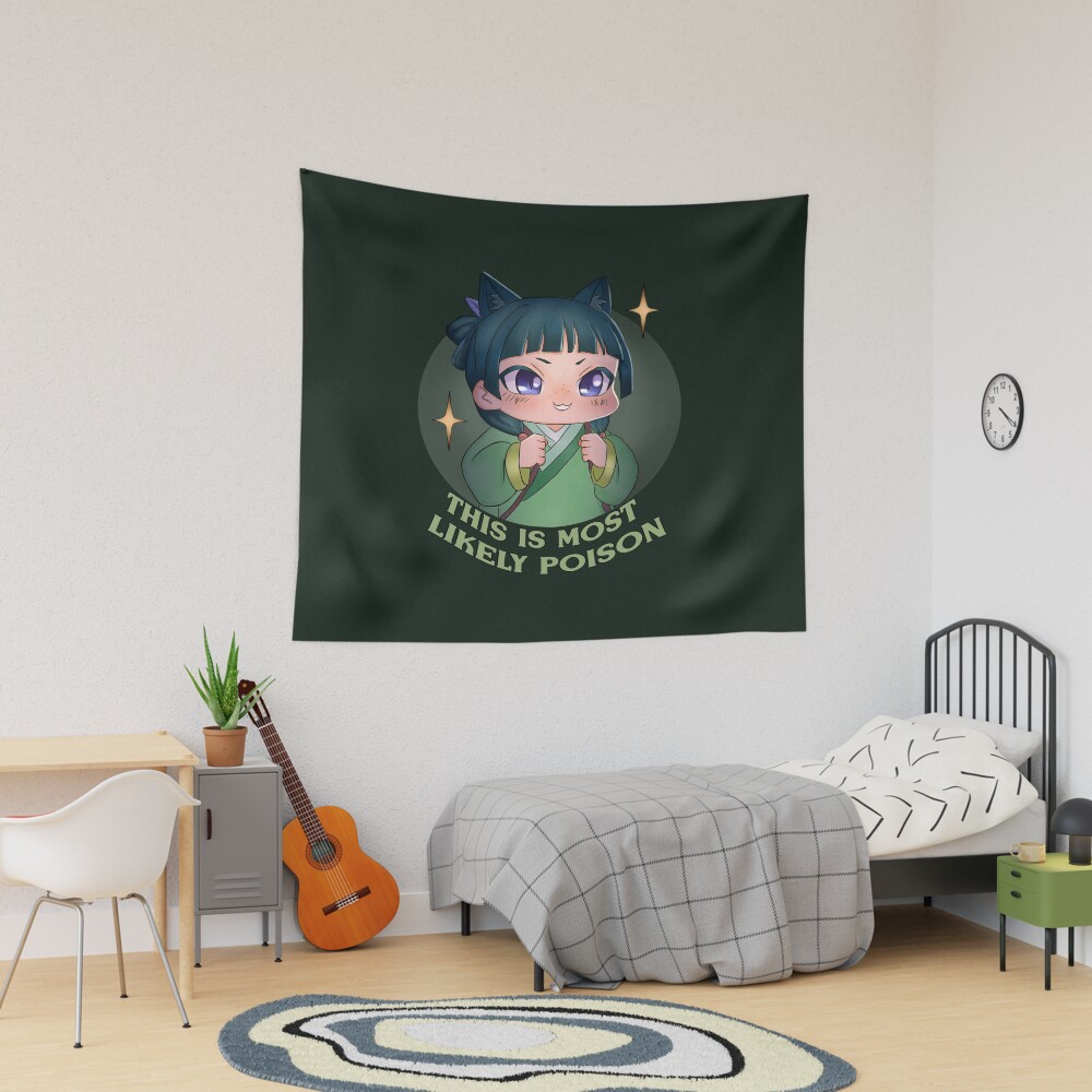 Doodle Funny Poison Quote Tapestry