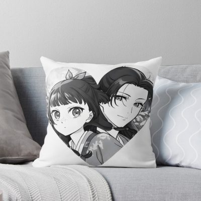 Mamao And Jinshi Throw Pillow