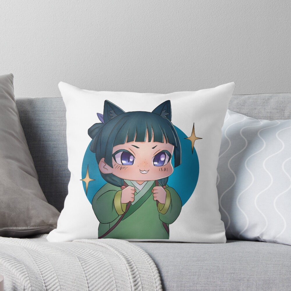 Doodle Mad Apothecary Throw Pillow