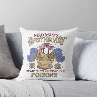 Mao Mao S Apothecary Throw Pillow