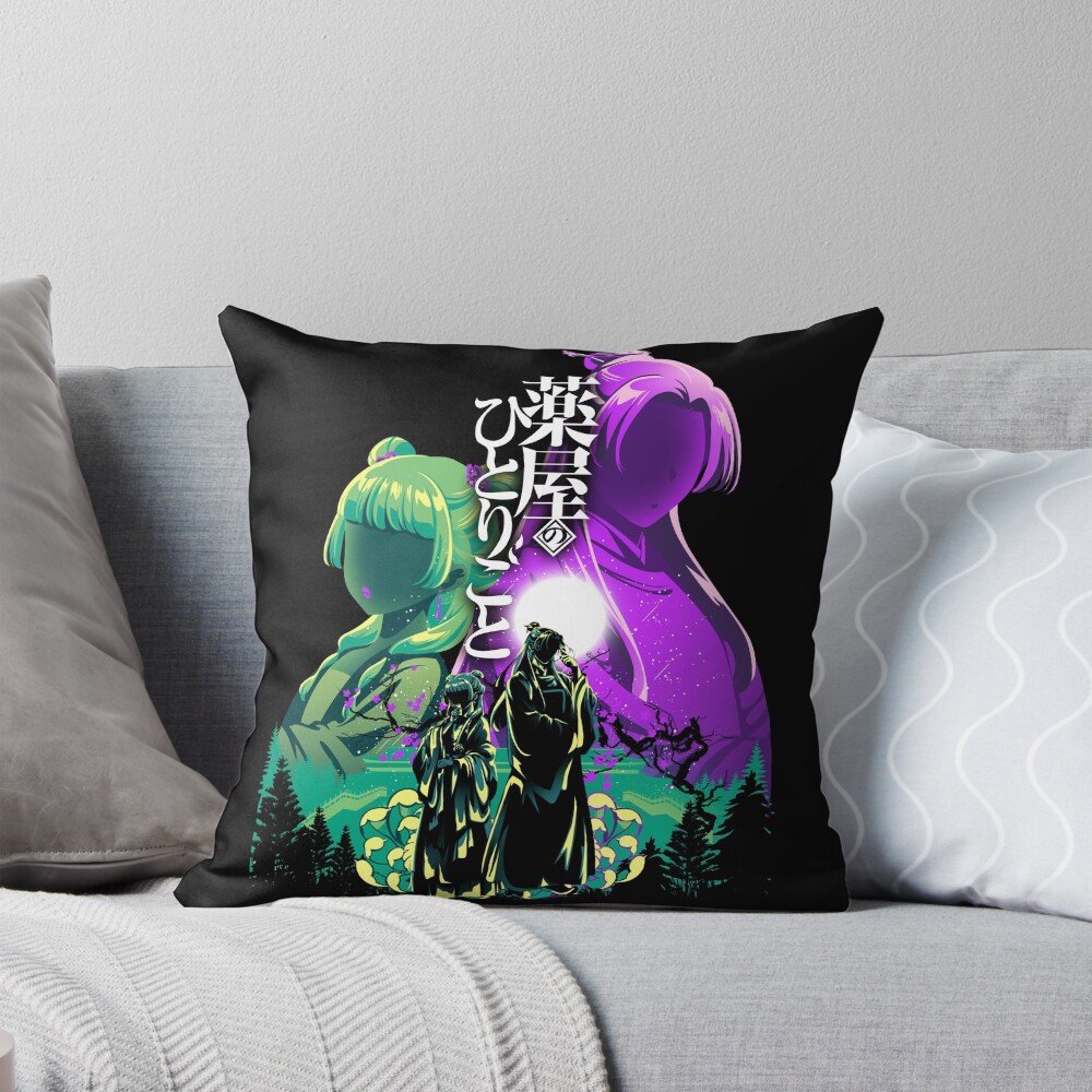 Romantic Apothecary Diaries Throw Pillow