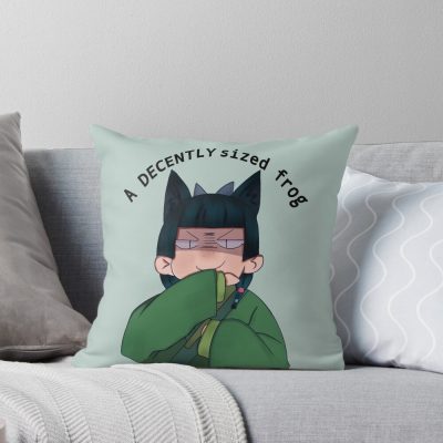 Scribble A Decently Sized Frog Throw Pillow
